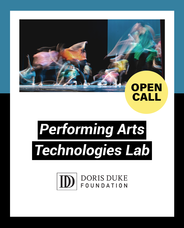 Doris Duke Foundation Announces Open Call as Part of New Performing Arts Technologies Lab