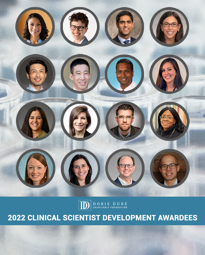 Doris Duke Charitable Foundation Announces the 2022 Clinical Scientist Development Awardees