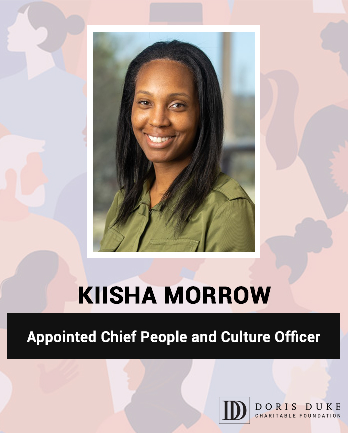 Kiisha Morrow Appointed as Doris Duke Charitable Foundation’s First-ever Chief People and Culture Officer